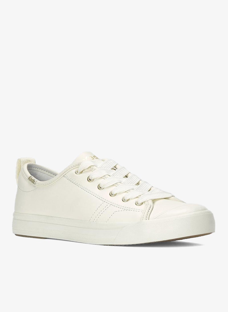 Keds Women's Cruise Lace Up Leather Casual Sneaker Beige - Image 3
